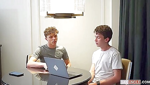 Brunette with huge tits fucked in the kitchen