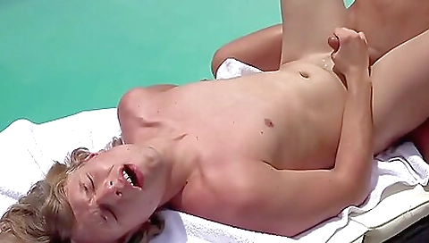 Beautiful blondie's cock bimbo