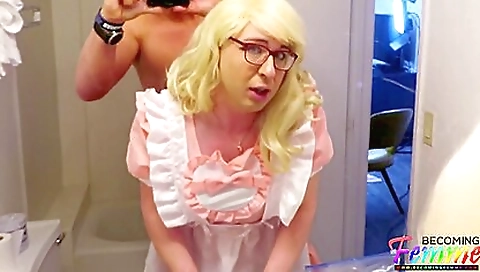 Hot milf with huge tits gets her pussy