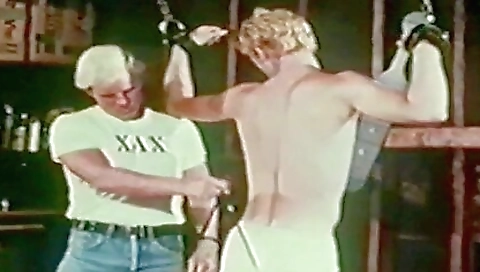 Sexy young blonde girl's first time with her