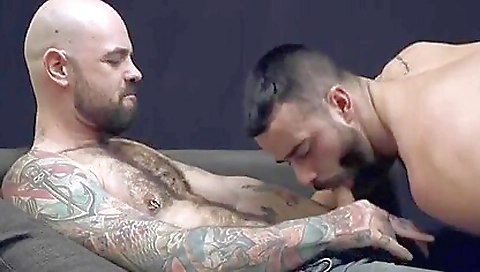 Hawt brunette hair in group sex